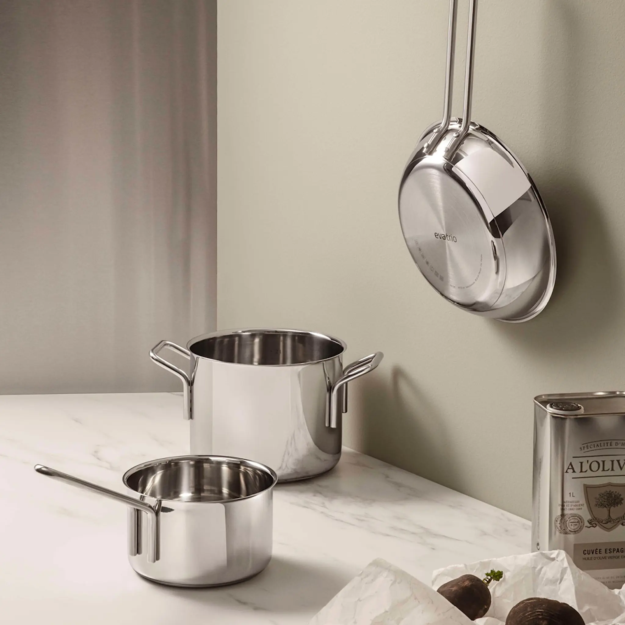 Eva Trio Stainless Steel gryteset 4 delar