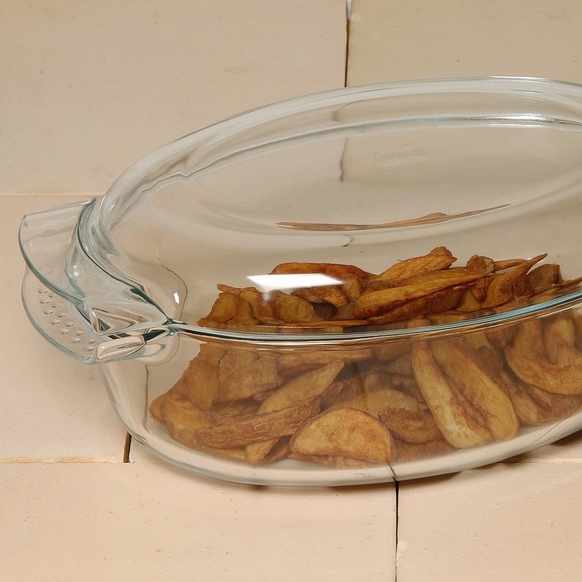 Pyrex Stekegryte 4,5L glass