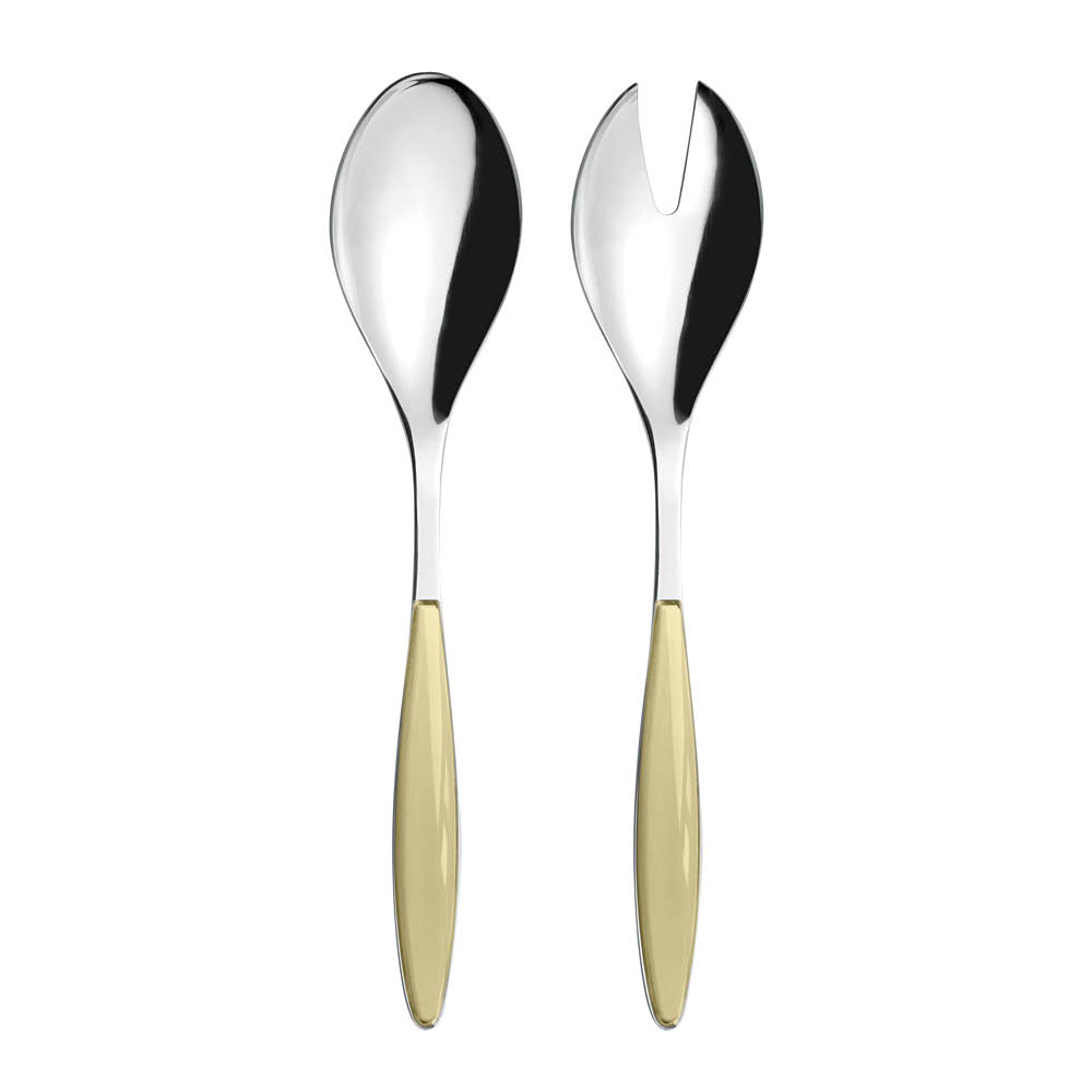 Guzzini Feeling salatbestikk 25 cm 2 deler sand