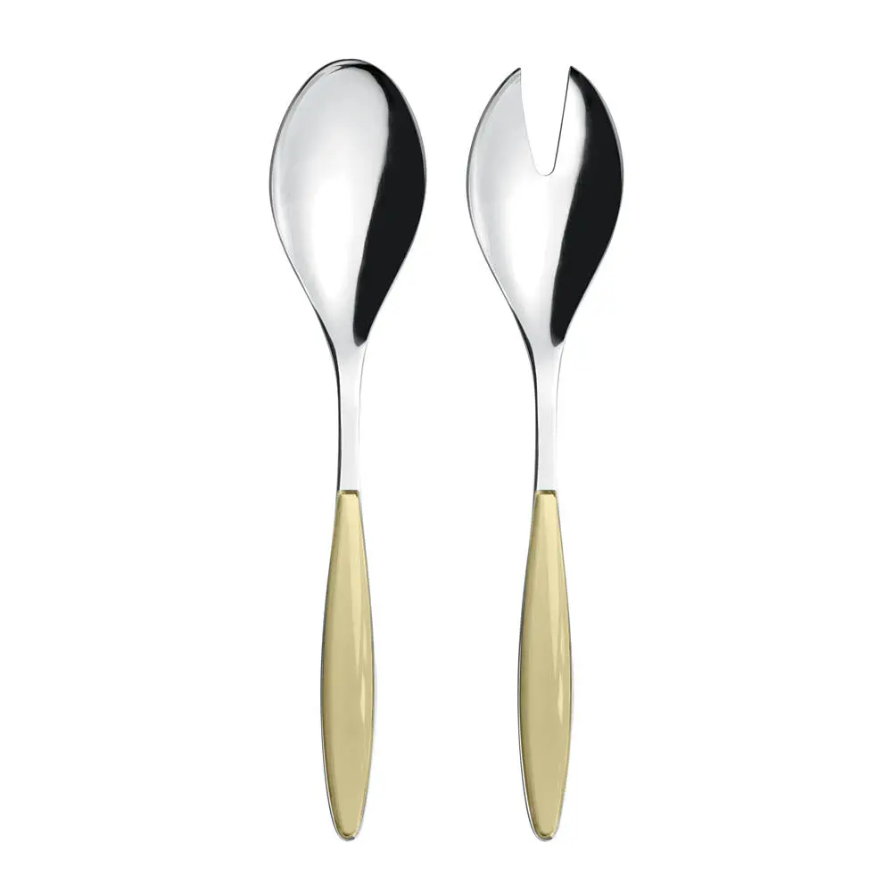 Feeling salatbestikk 25 cm 2 deler sand