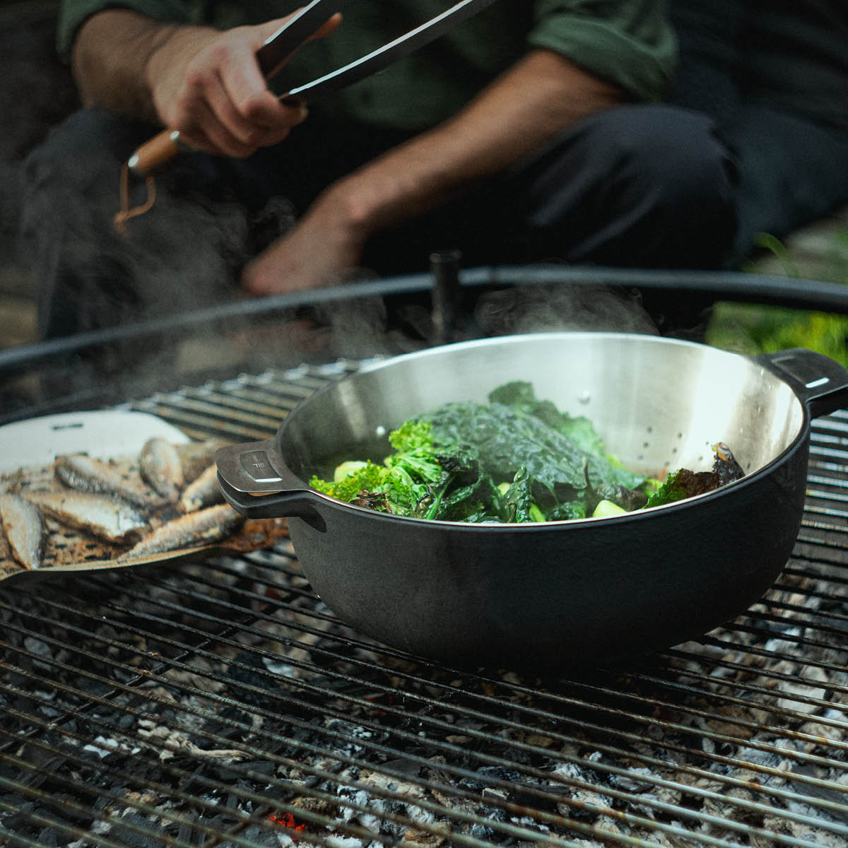 Fiskars Norden Grillkorg/ånginsats 30cm