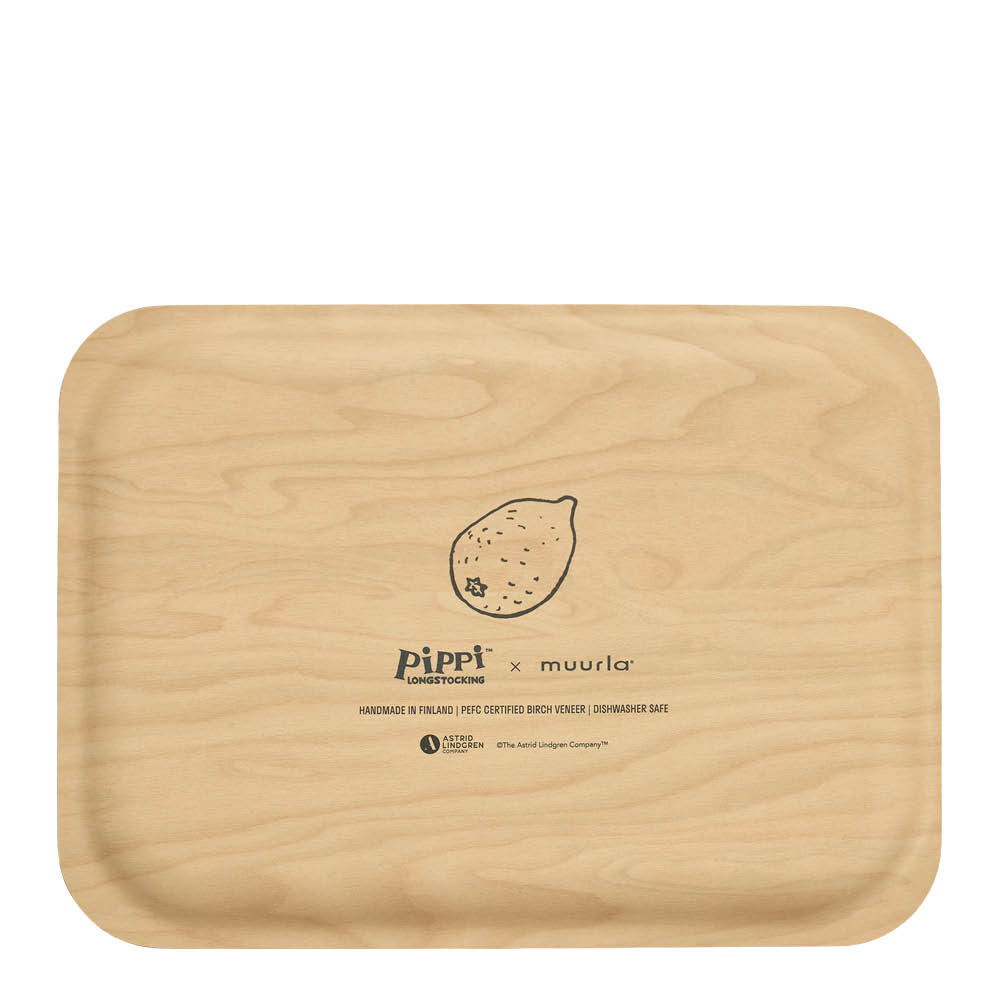 Muurla Peppi Tarjotin lemonadi 27x20 cm Oranssi