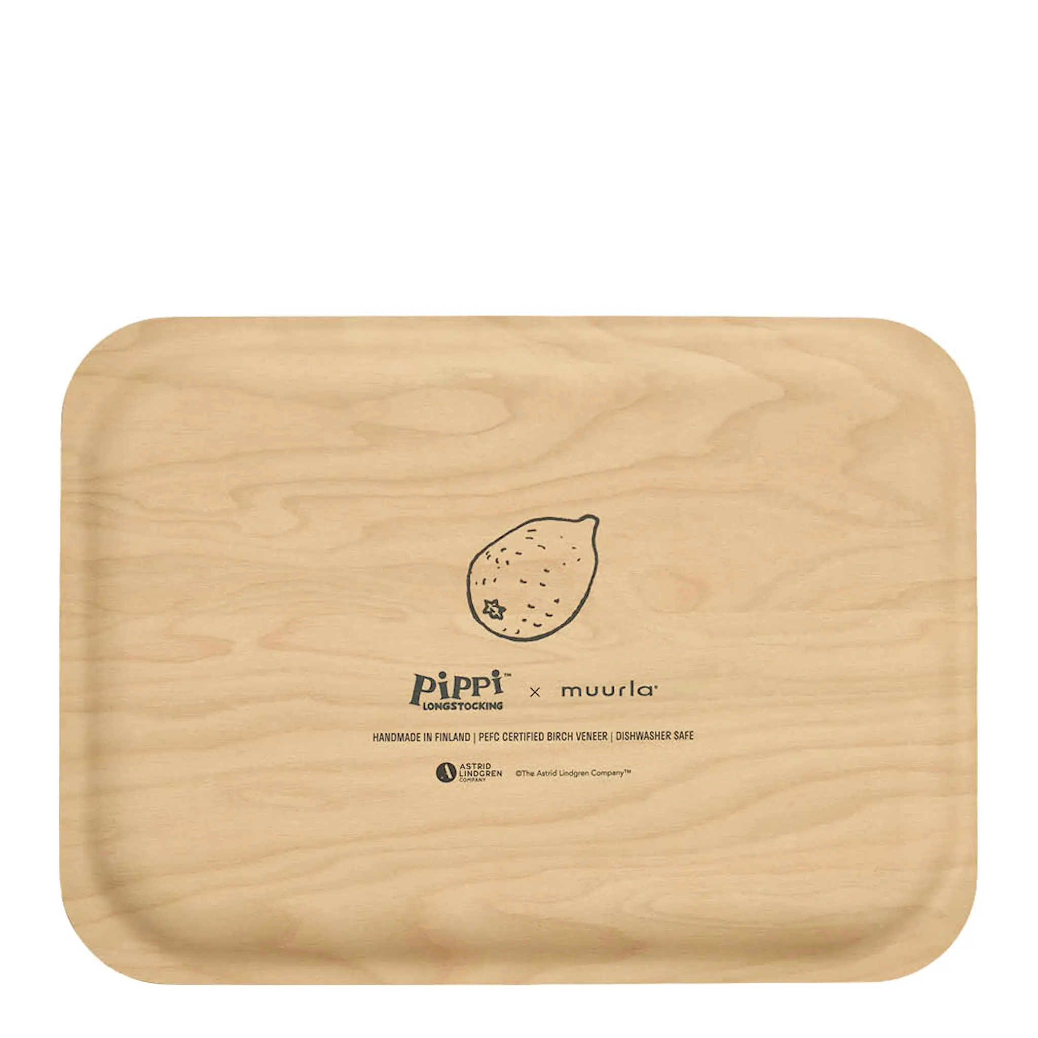 Muurla Peppi Tarjotin lemonadi 27x20 cm Oranssi