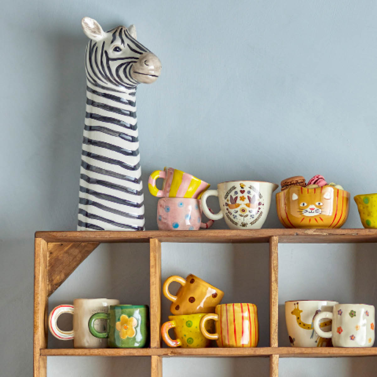 Bloomingville MINI Addy mugg 13 cl grön