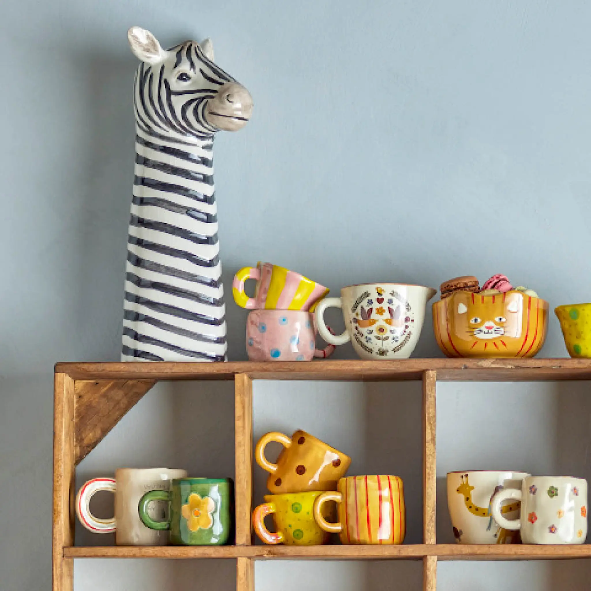 Bloomingville MINI Addy mugg 13 cl grön