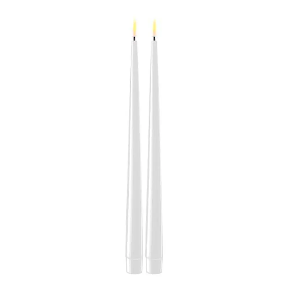 Real Flame LED Kynttilä 28 cm 2 kpl Valkoinen