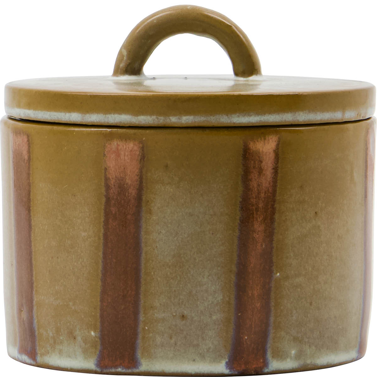 House Doctor Tallic förvaringsburk 2 delar svart/sand