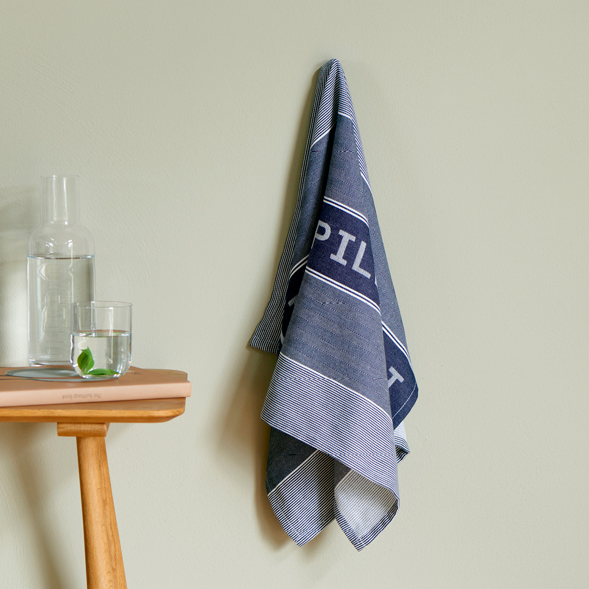 Pillivuyt Pilliuyt Keittiöpyyhe 80x50 cm Sininen/Valkoinen