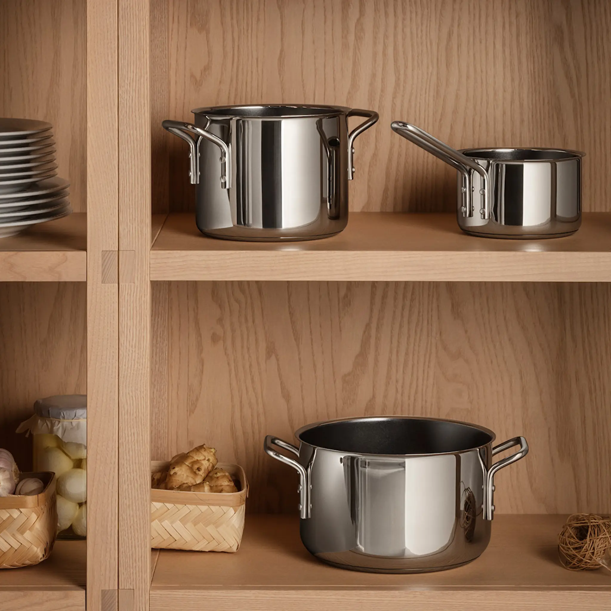 Eva Trio Stainless Steel kastrull 1,1 L keramisk Slip-Let® beläggning