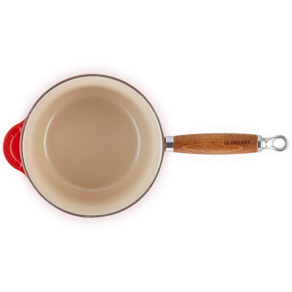 Le Creuset Signature Kastrull Trähandtag 1,8 L Cerise