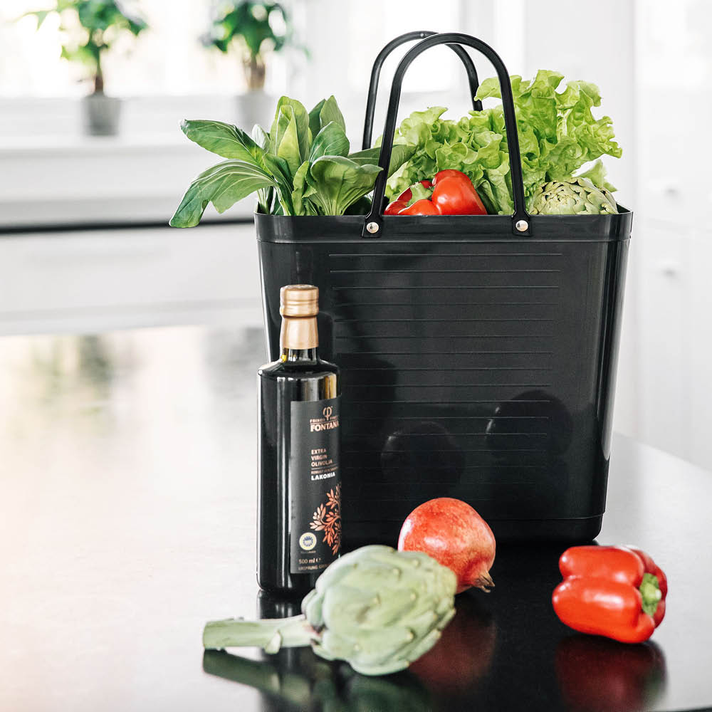 Hinza Recycled Plastic väska hög 14 L svart
