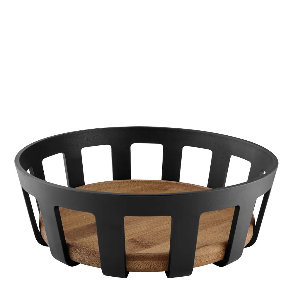 Nordic Kitchen Leipäkori 21,5 cm Musta/Puu