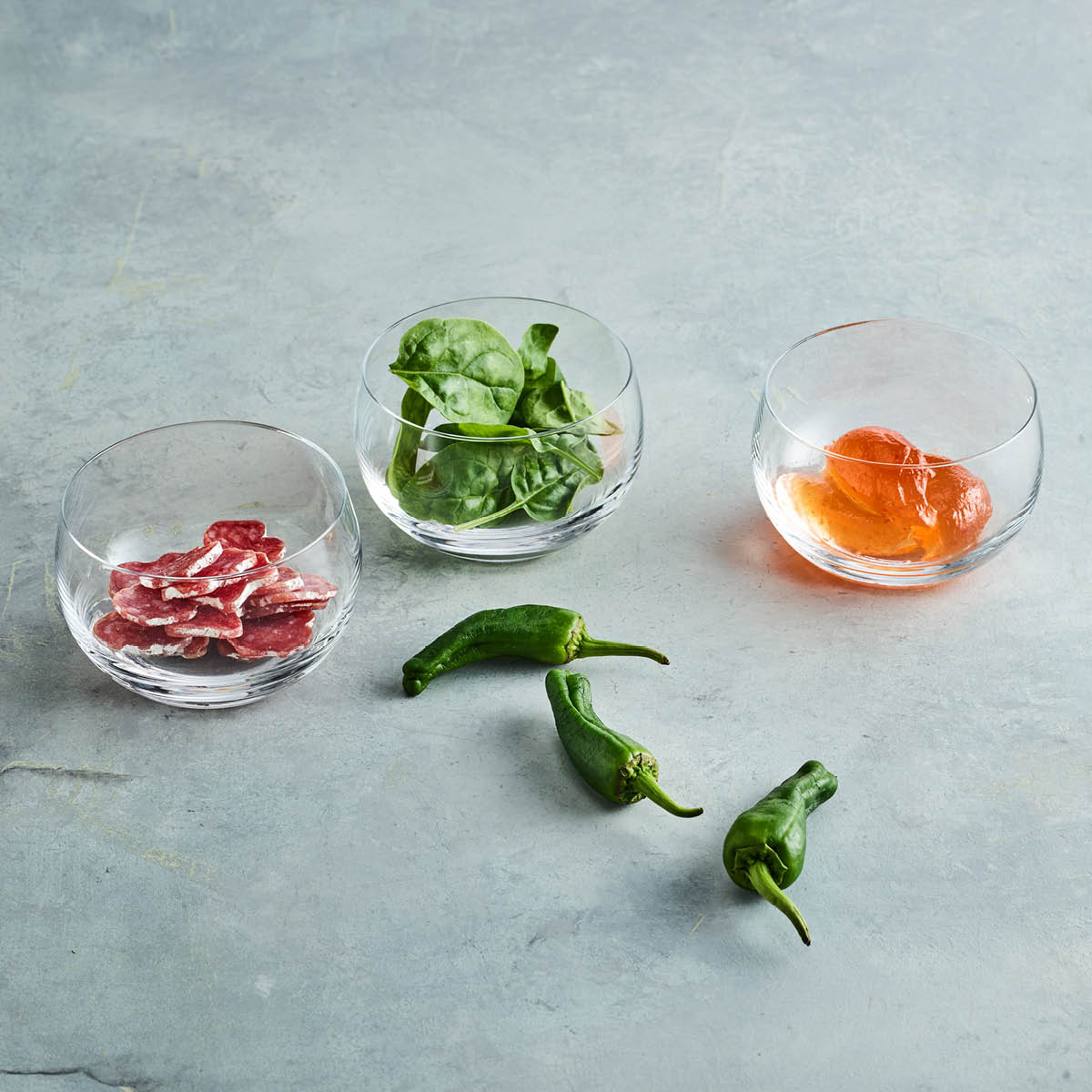 Modern House Time skål 9,5 cm 3-pack klar