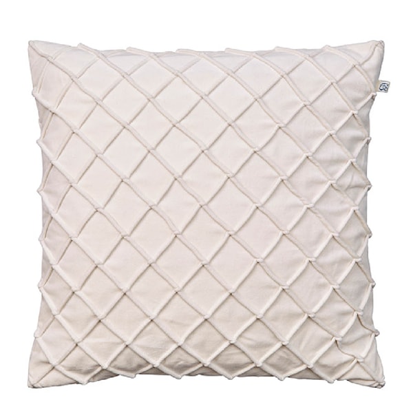 Deva kuddfodral sammet 50x50 cm Ivory