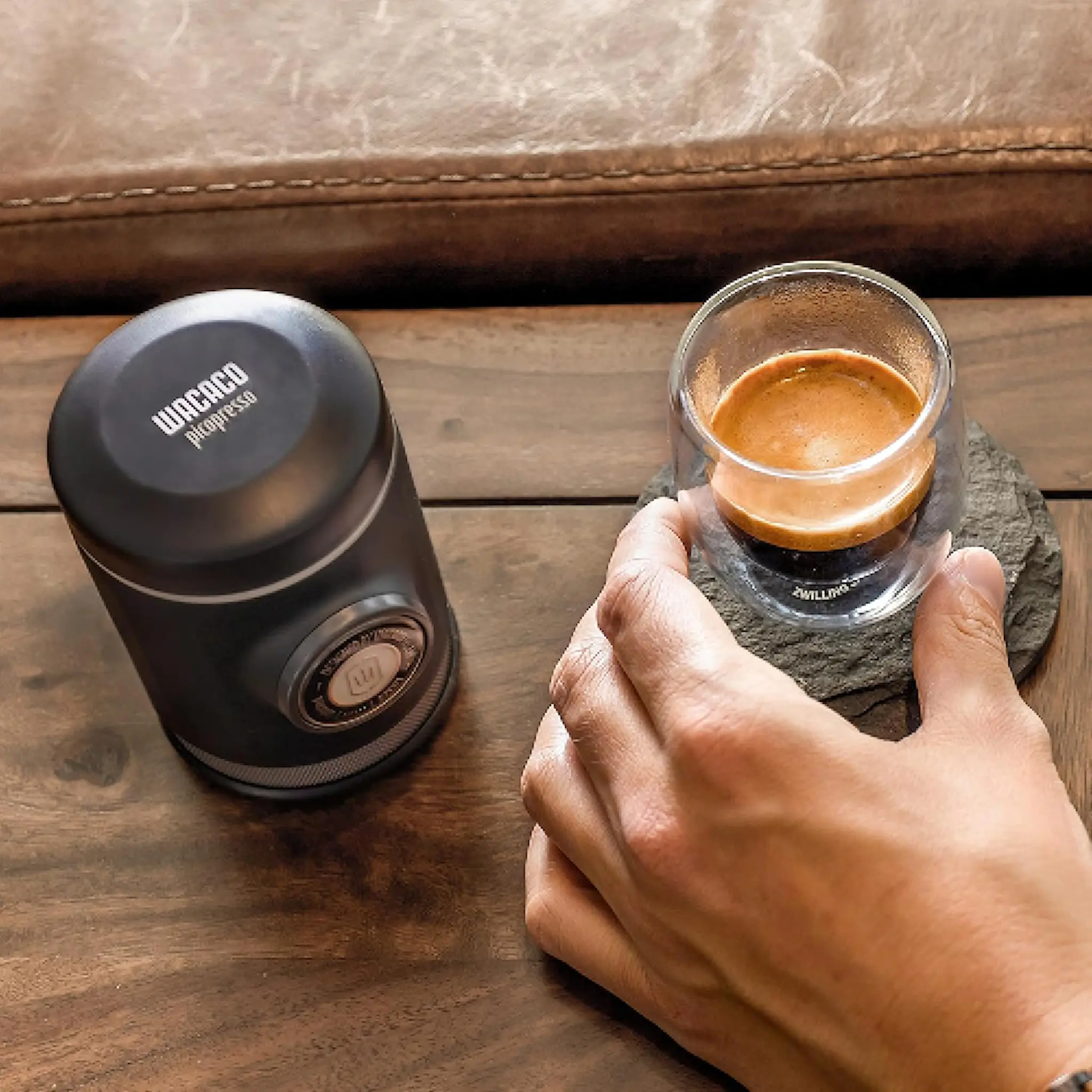 Wacaco Picopresso bärbar espressomaskin svart