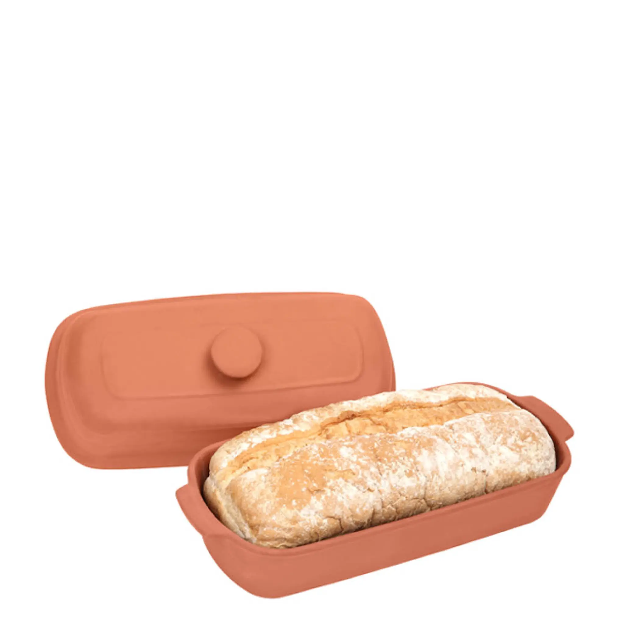 Dexam Terracotta brödform med lock 31x14 cm