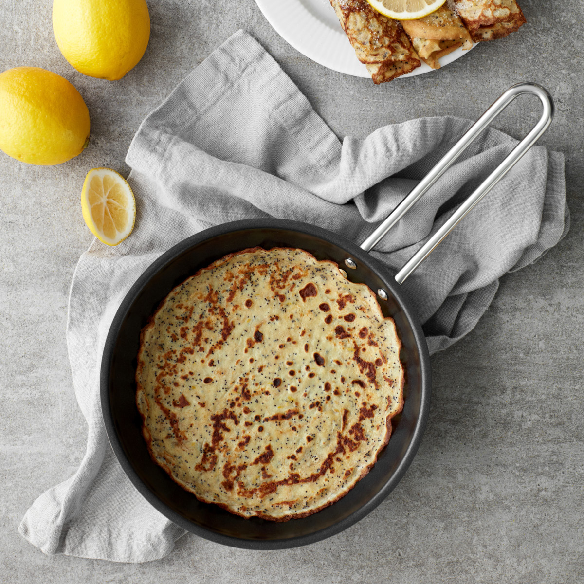 Eva Trio Stainless Steel stekpanna 24 cm Slip-Let® beläggning