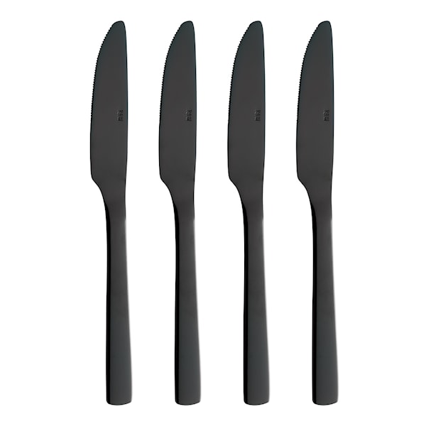 RAW Kniv 4-pack Svart