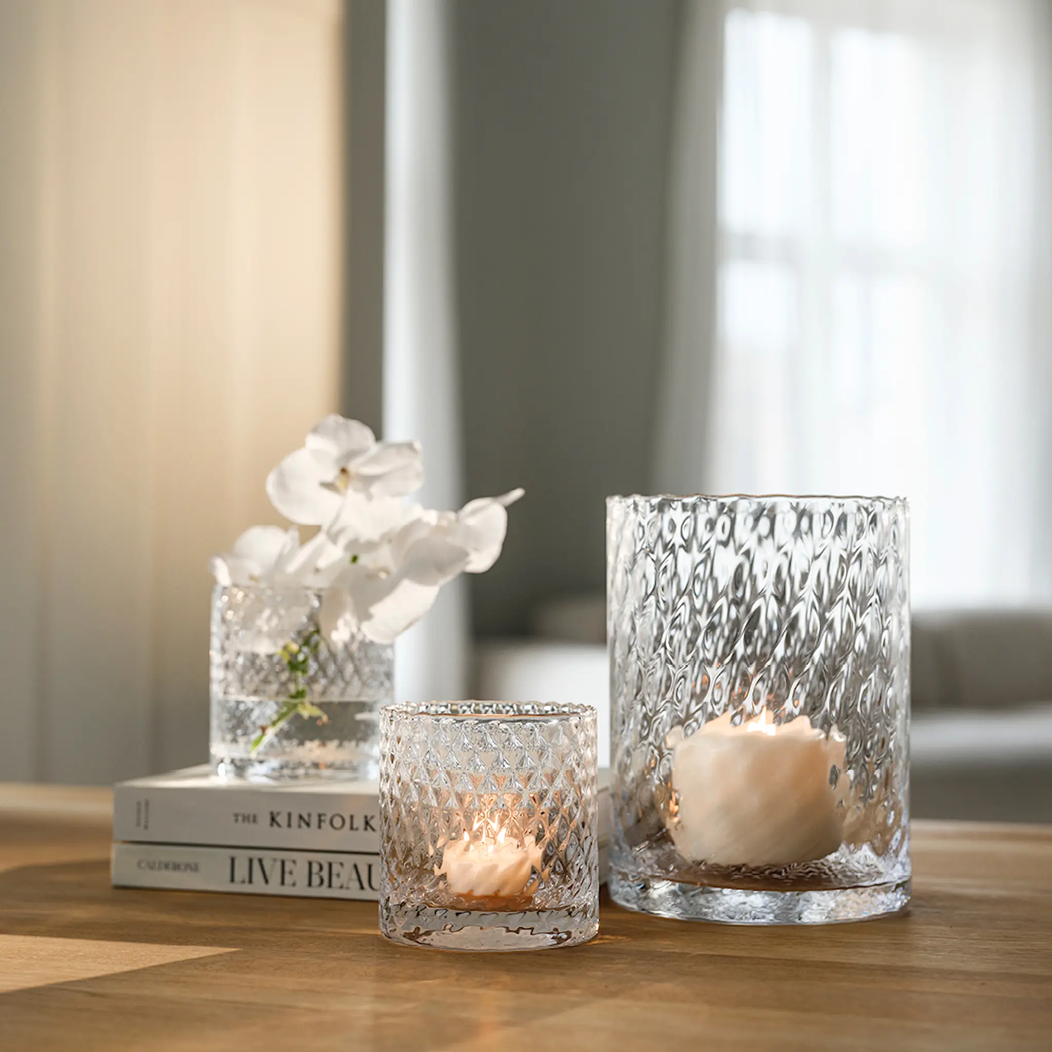 Magnor Harlekin lykta/vas 12,5 cm klar