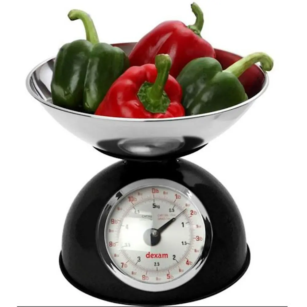 Demax Kitchen Keittiövaaka kulholla 2 L Musta