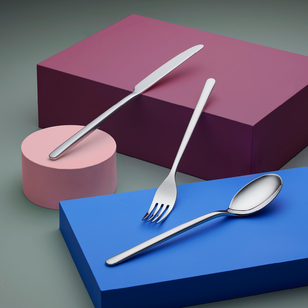 Gense Still bestickset 16 delar matt/polerat stål