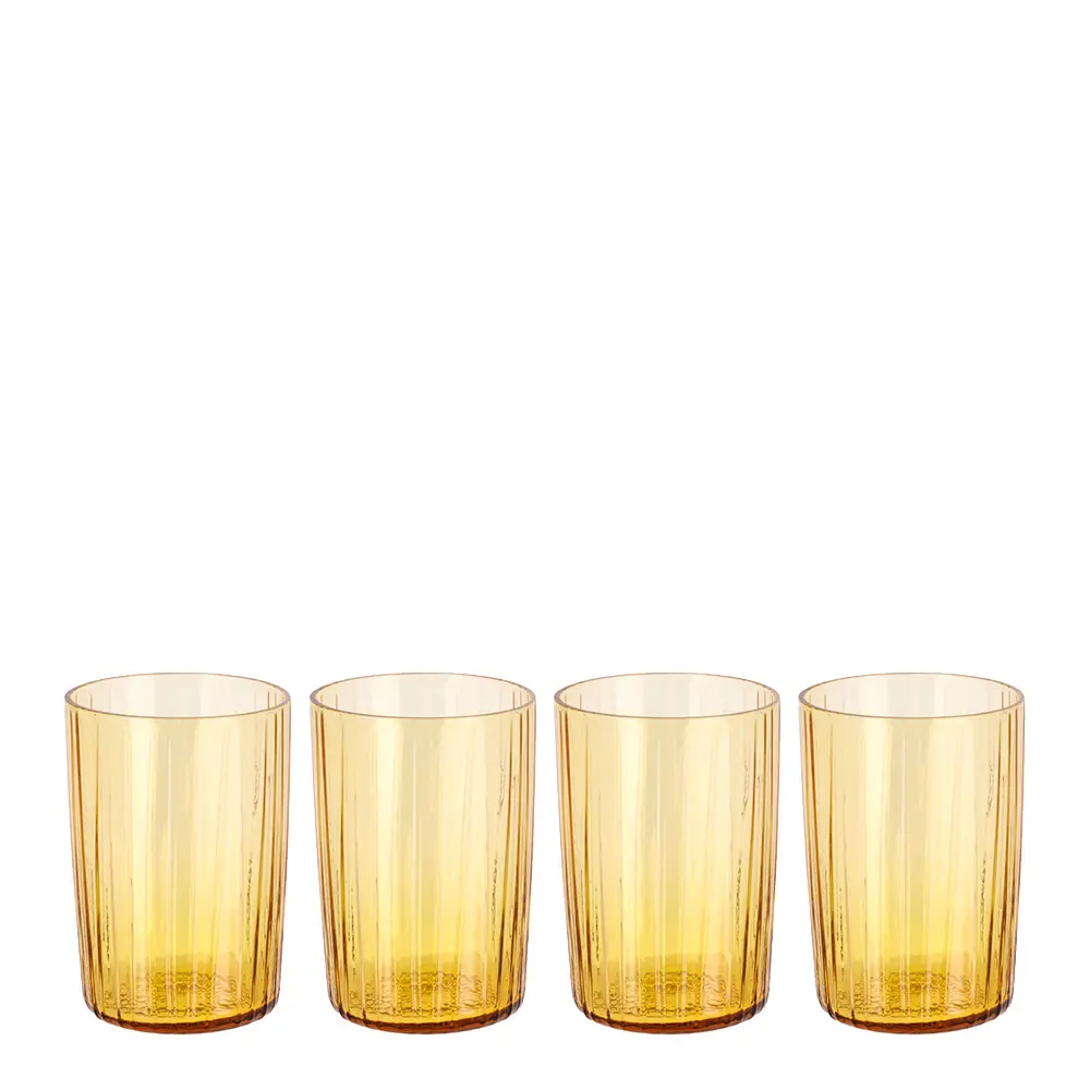 Kusintha vannglass 28 cl 4 stk amber