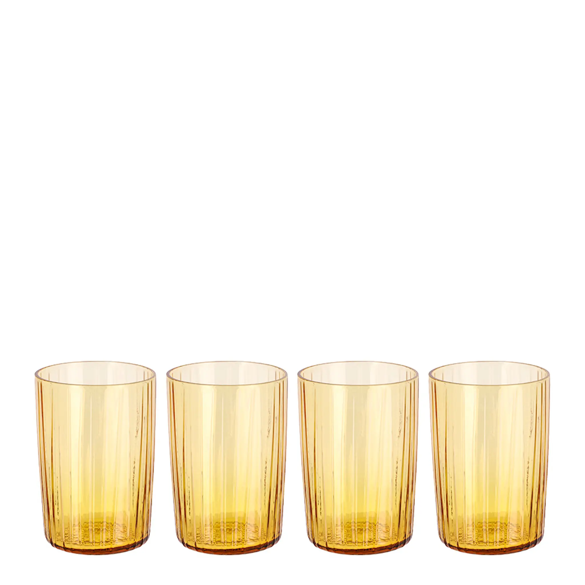 Bitz Kusintha vattenglas 28 cl 4-pack amber