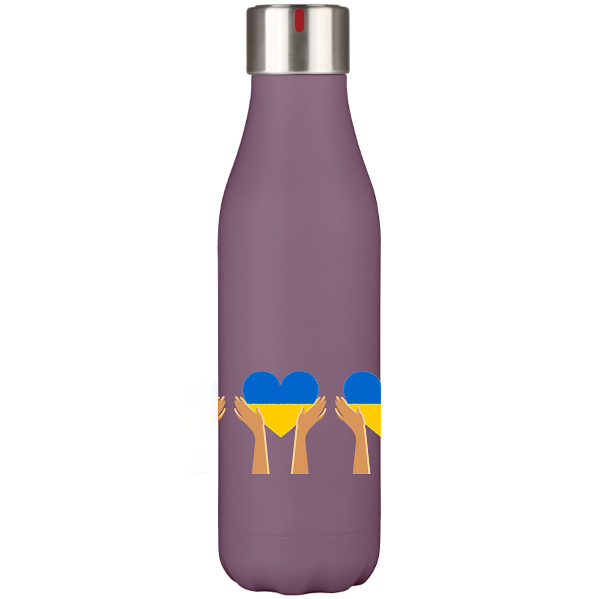 Les Artistes Bottle Up Termoflaska Peace For Ukraine 50 cl Ljusgrå