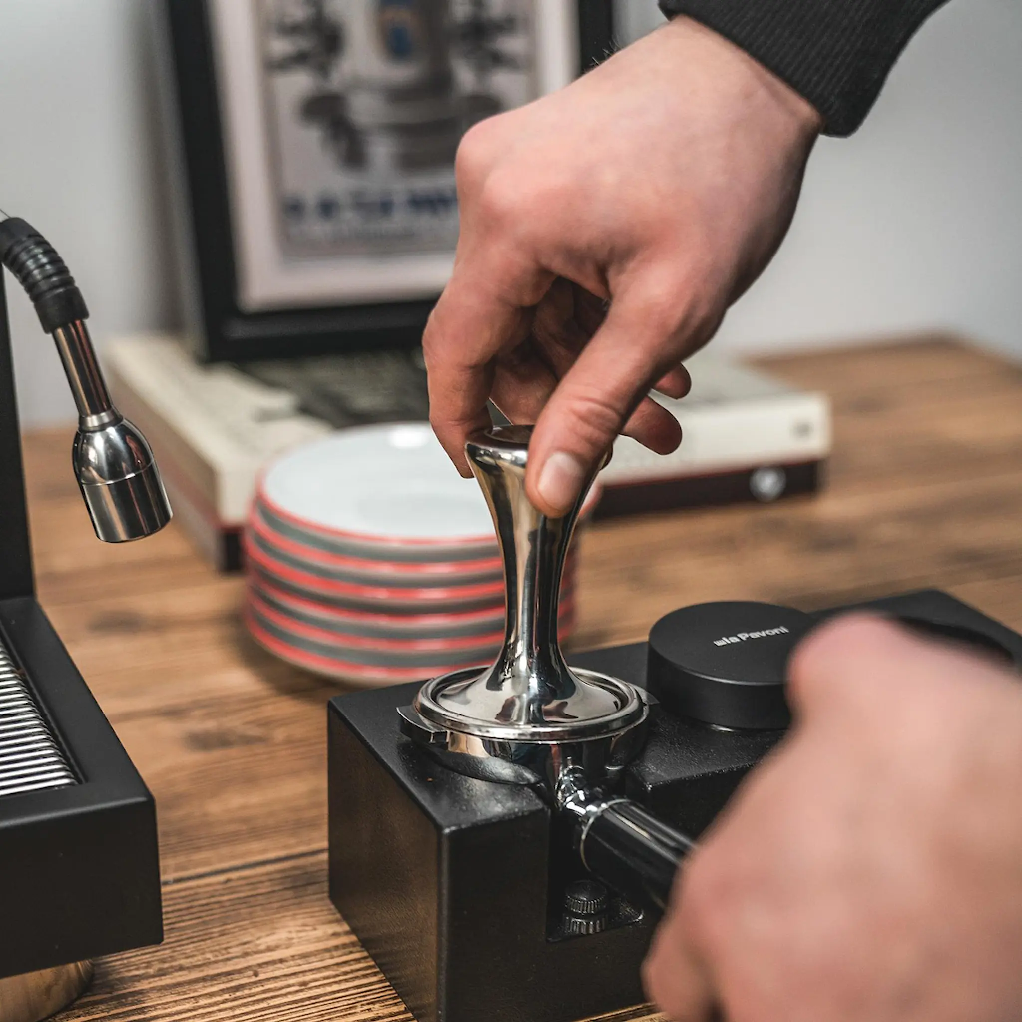 La Pavoni Tamper 5,8 cm Krom