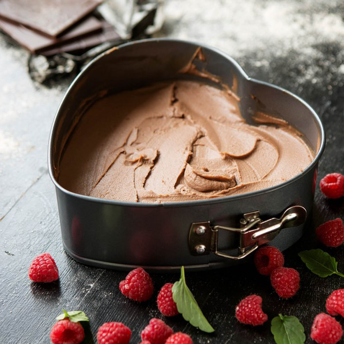 Gastromax Baking Irtopohjavuoka sydän 2,1 L Hiiliteräs