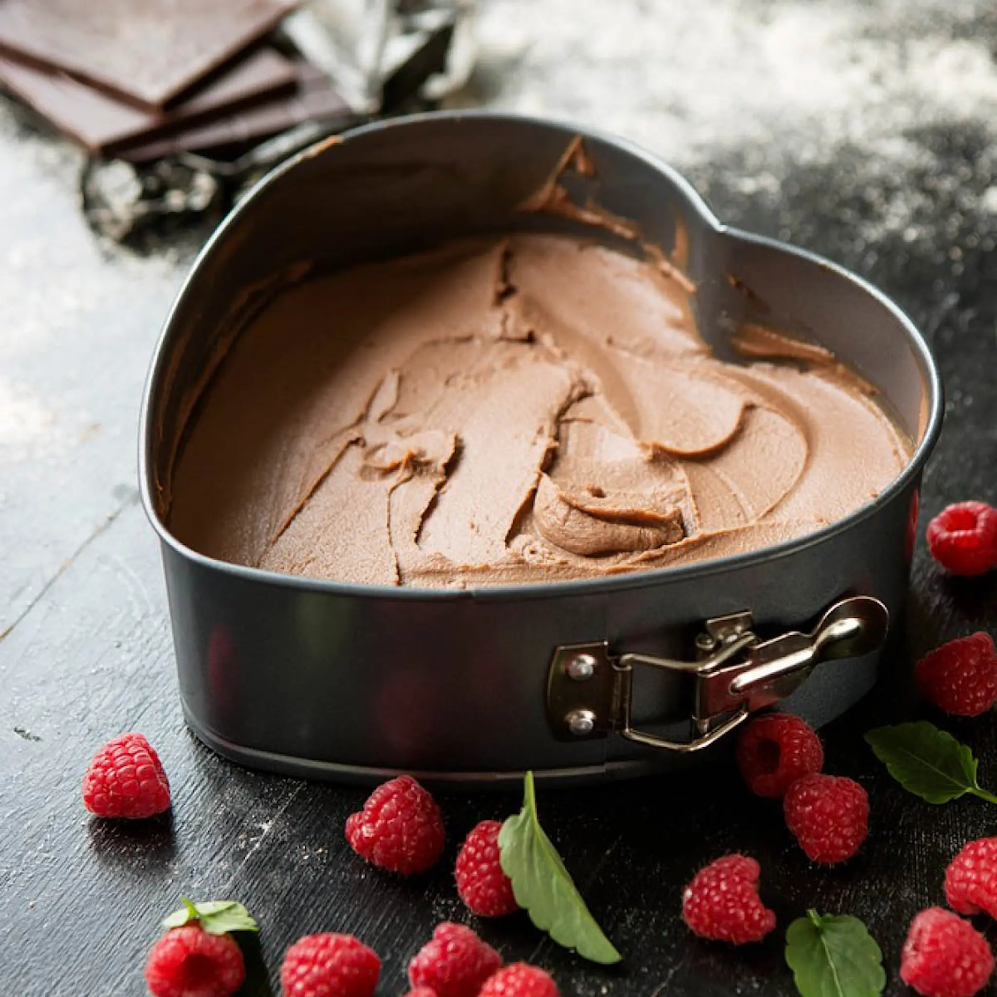 Gastromax Baking Irtopohjavuoka sydän 2,1 L Hiiliteräs