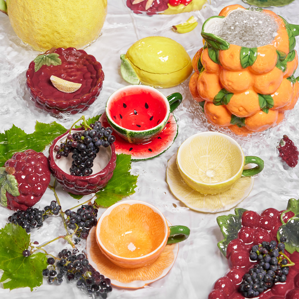 ByOn Fruity kopp med fat 25 cl mandarie orange