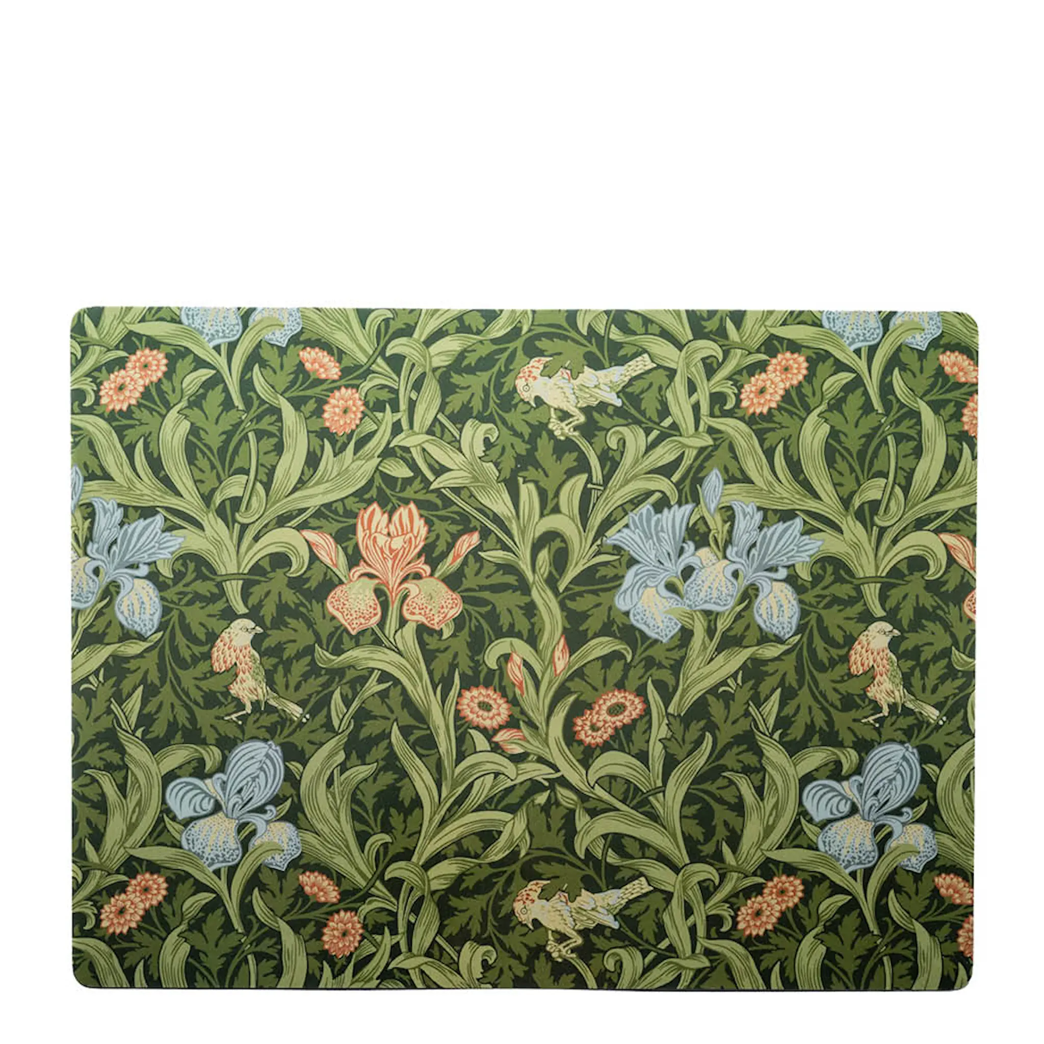 William Morris Iris bordstablett 40x30 cm grön