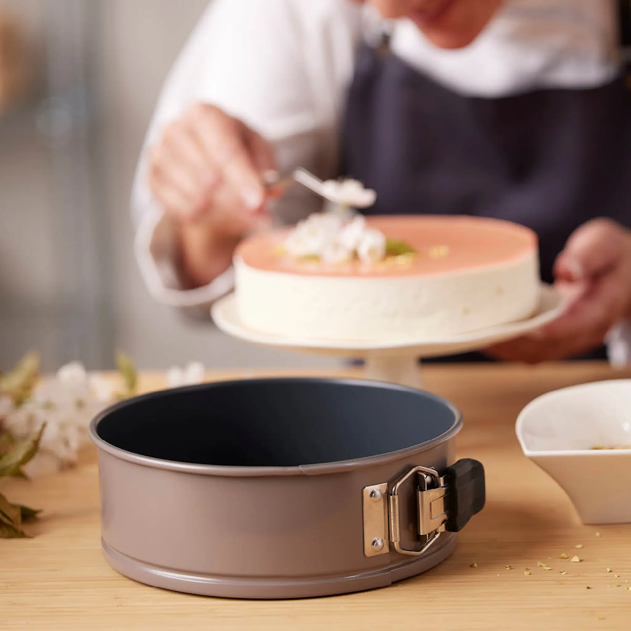 Blomsterberg Springform 26 cm stål latte