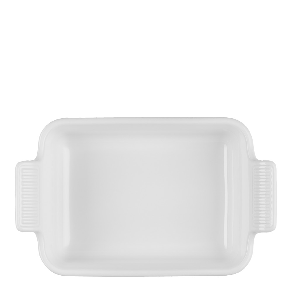Le Creuset Heritage ugnsform rektangulär 19 cm White