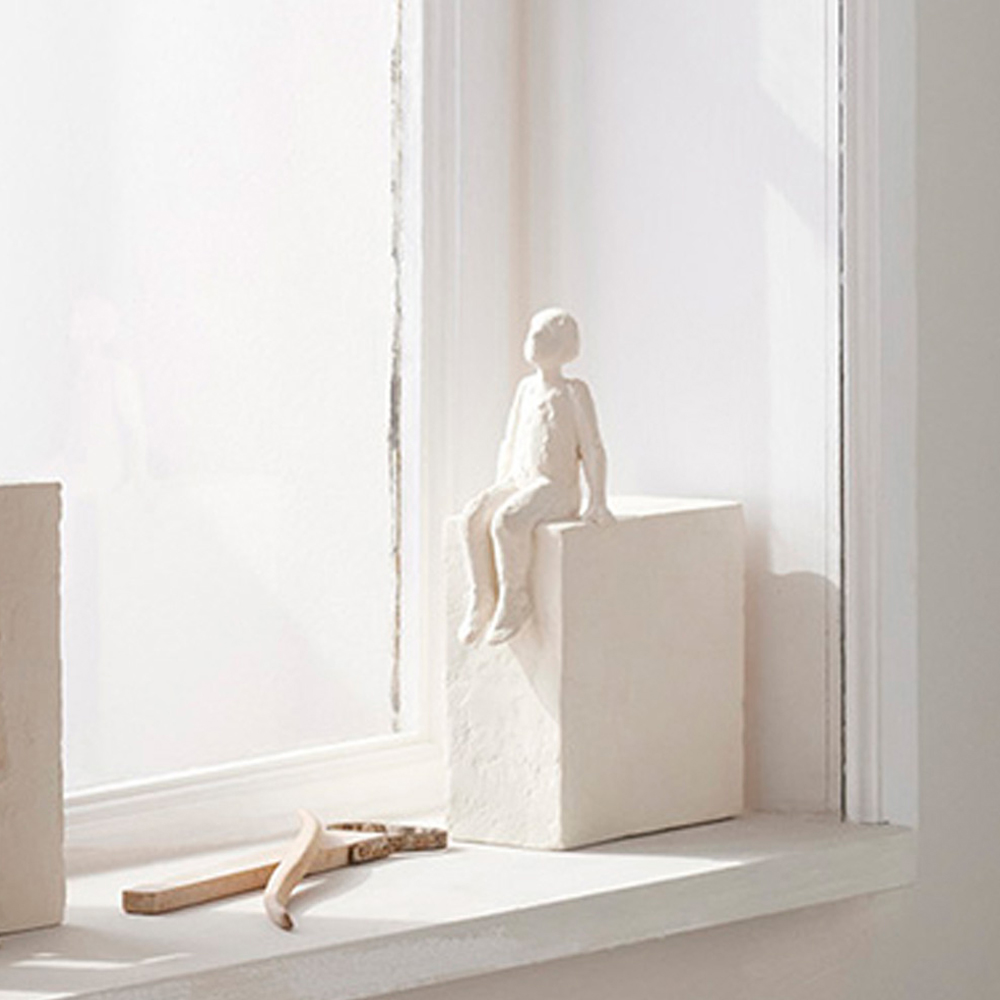 Kähler Astro Jomfruen 21 cm hvit