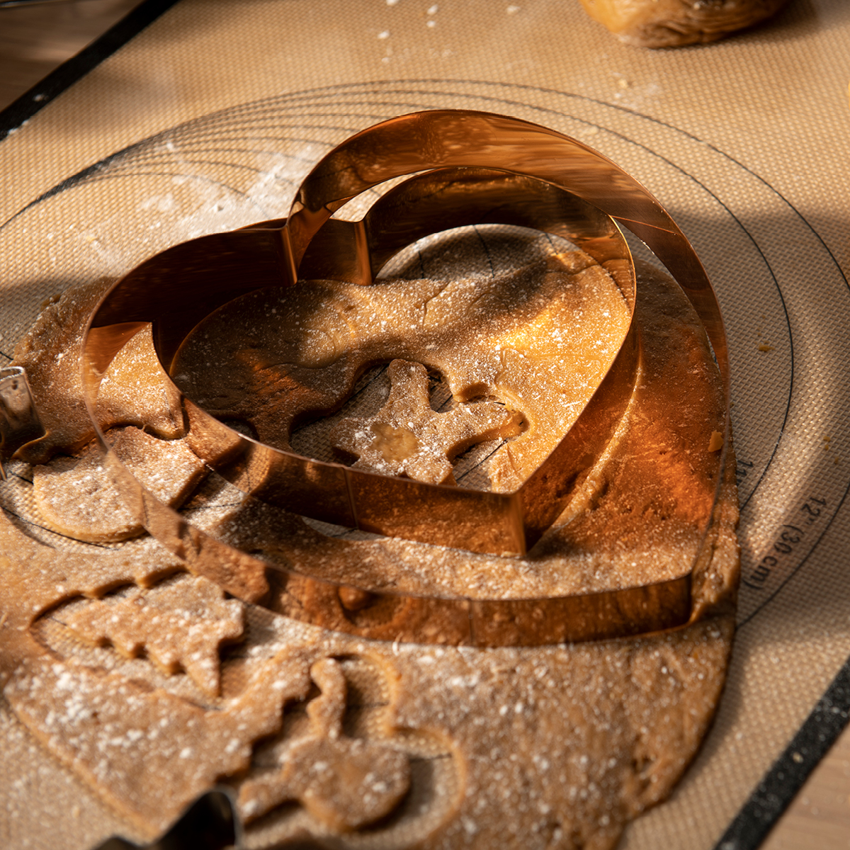 Modern House bAYk Pepparkaksform Hjärta 15 cm Koppar