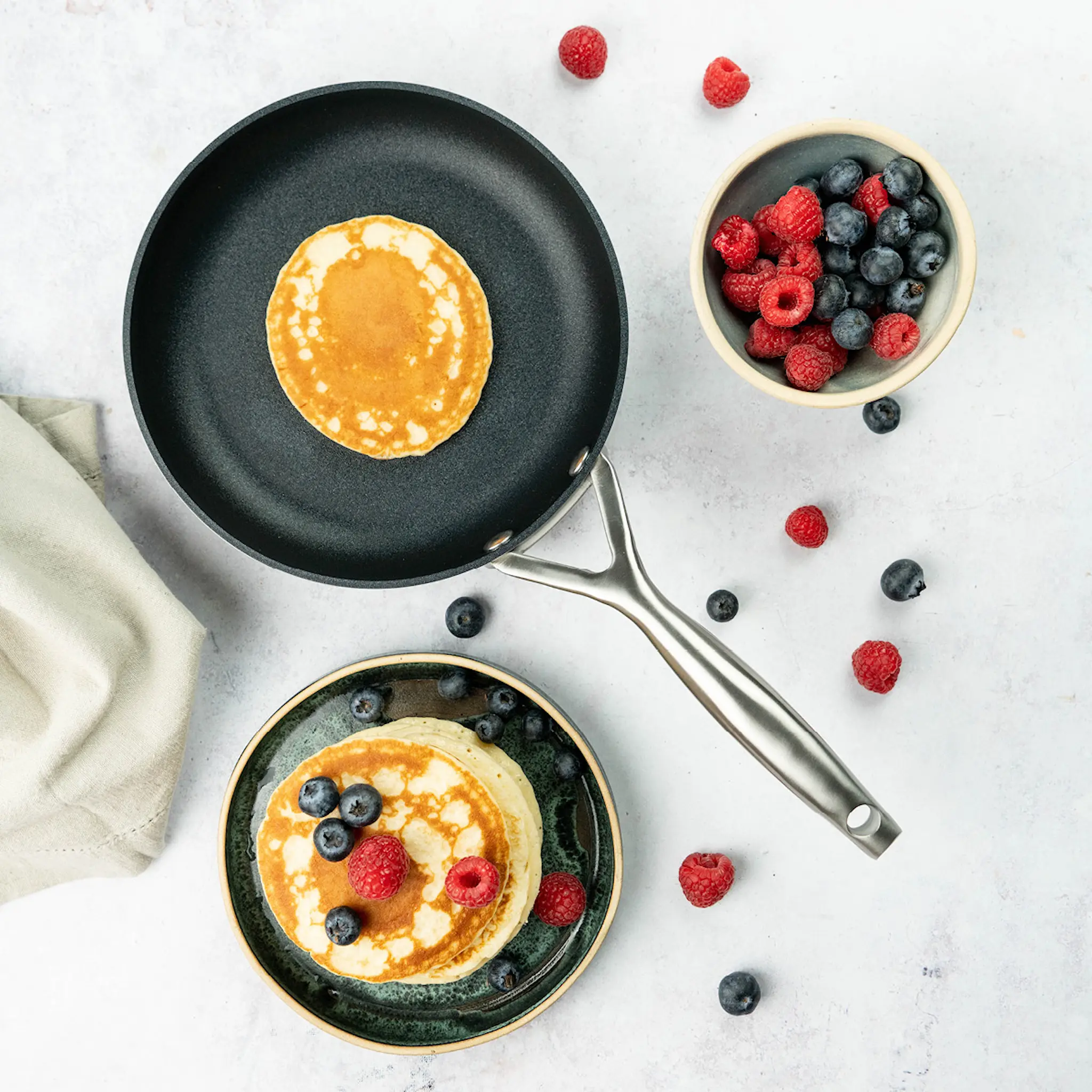 Scanpan CS+ stekpanna 20 cm stål