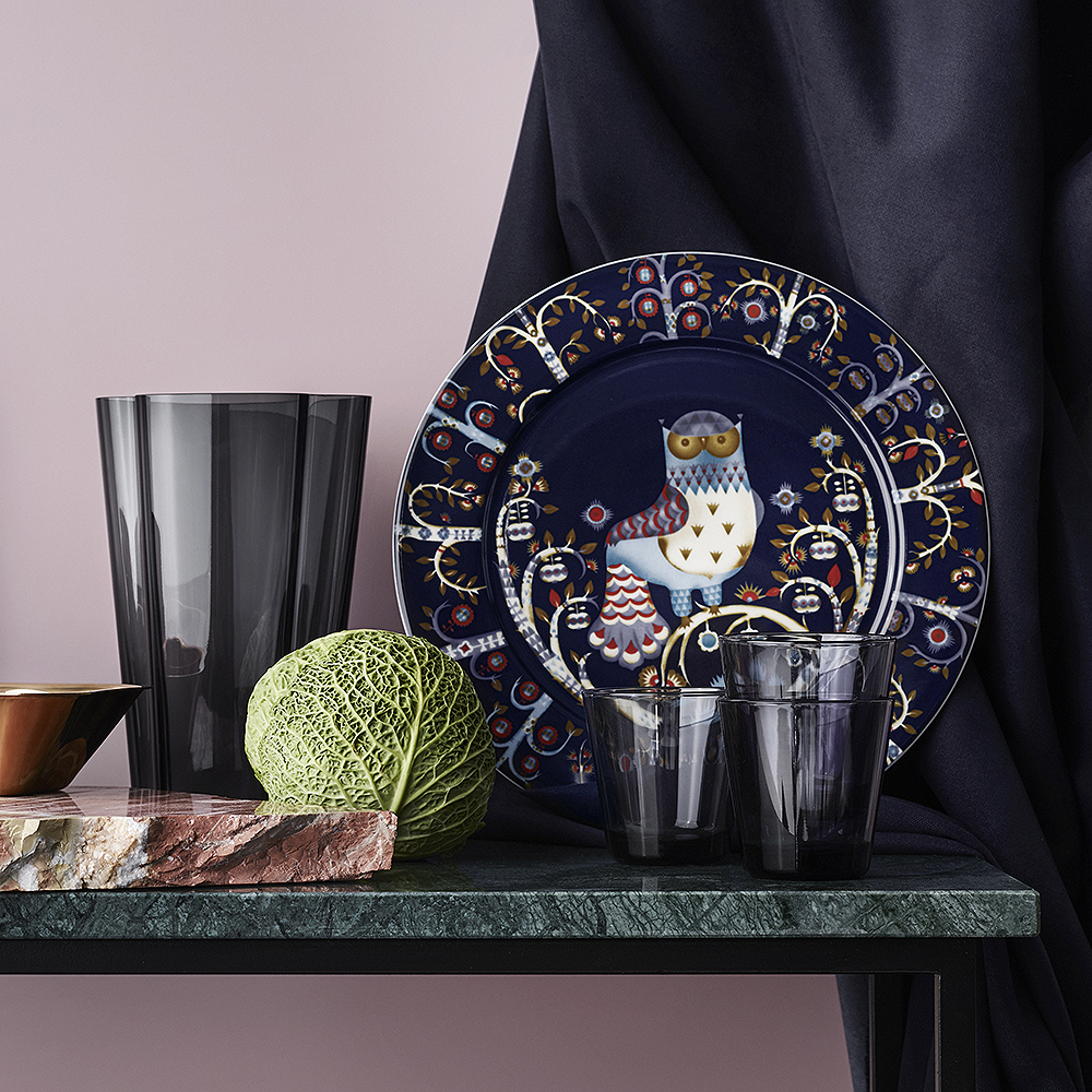 iittala Taika tallerken 27 cm blå