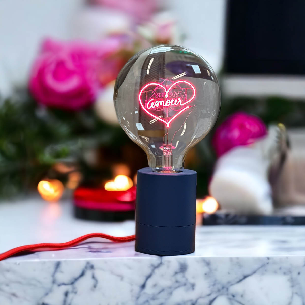 Elements Lighting MITB glödlampa LED 17 cm Amour röd