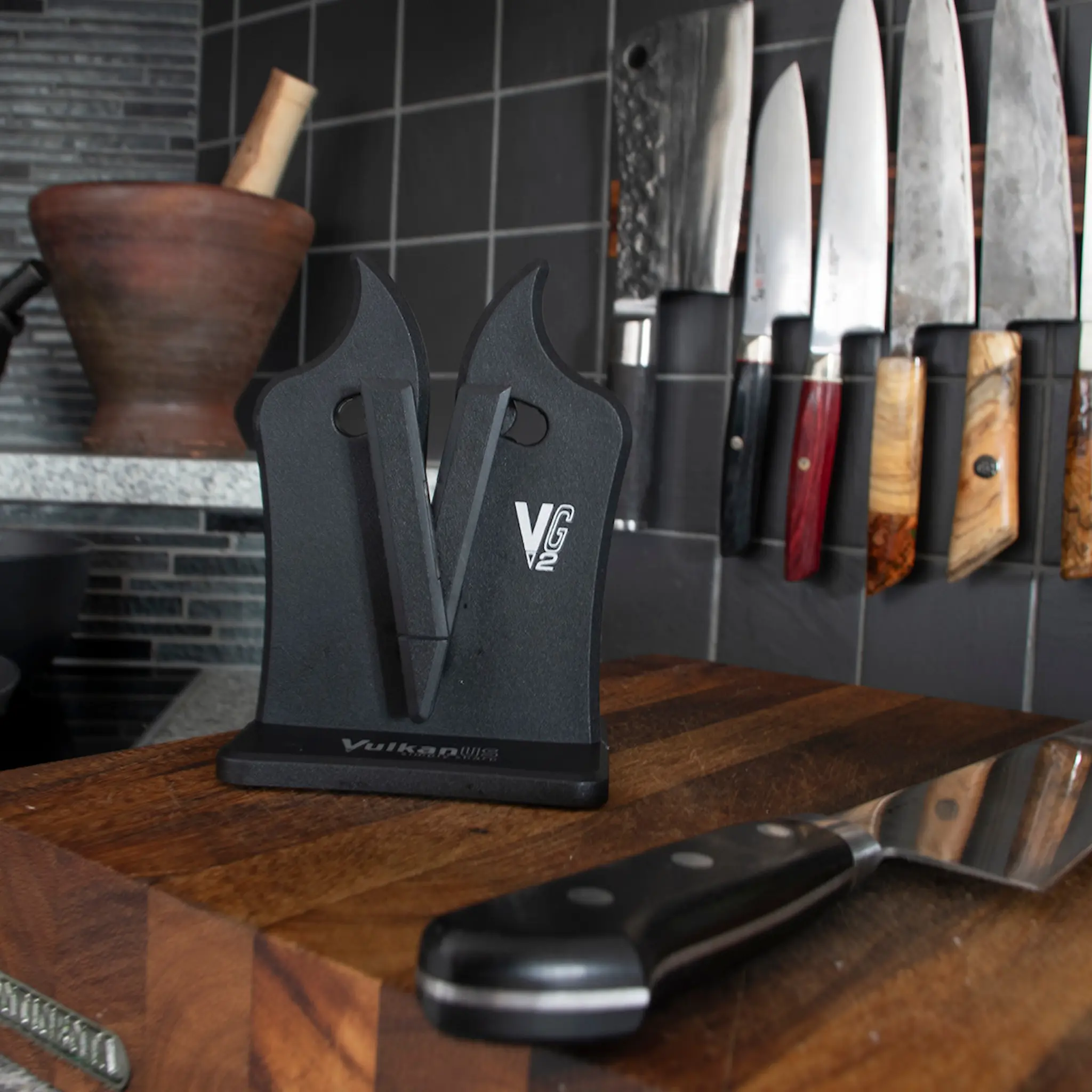 Vulkanus Classic 2,0 knivsliper svart hover