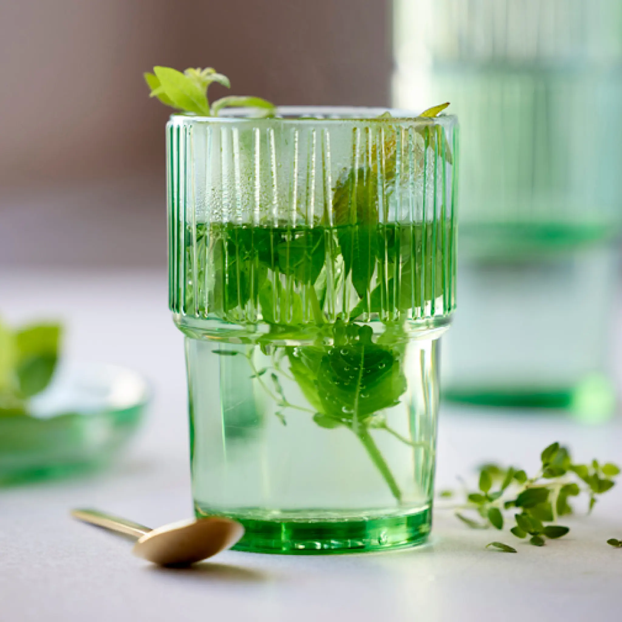 Bitz Kusintha kaffeglas 38 cl 4-pack grön