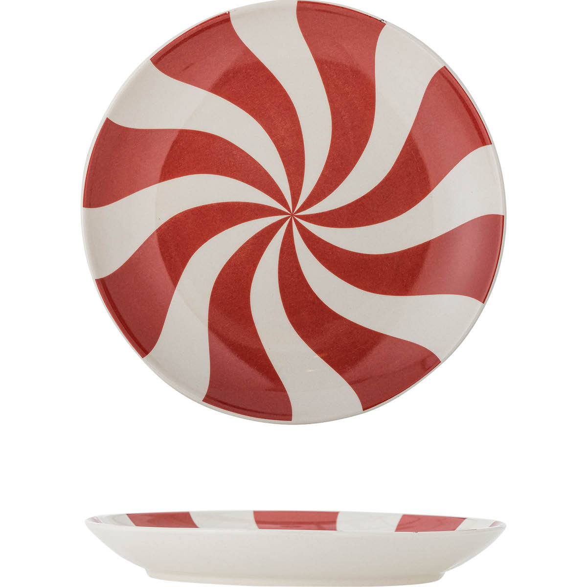 Bloomingville Yule tallerken 23 cm julemotiv multi