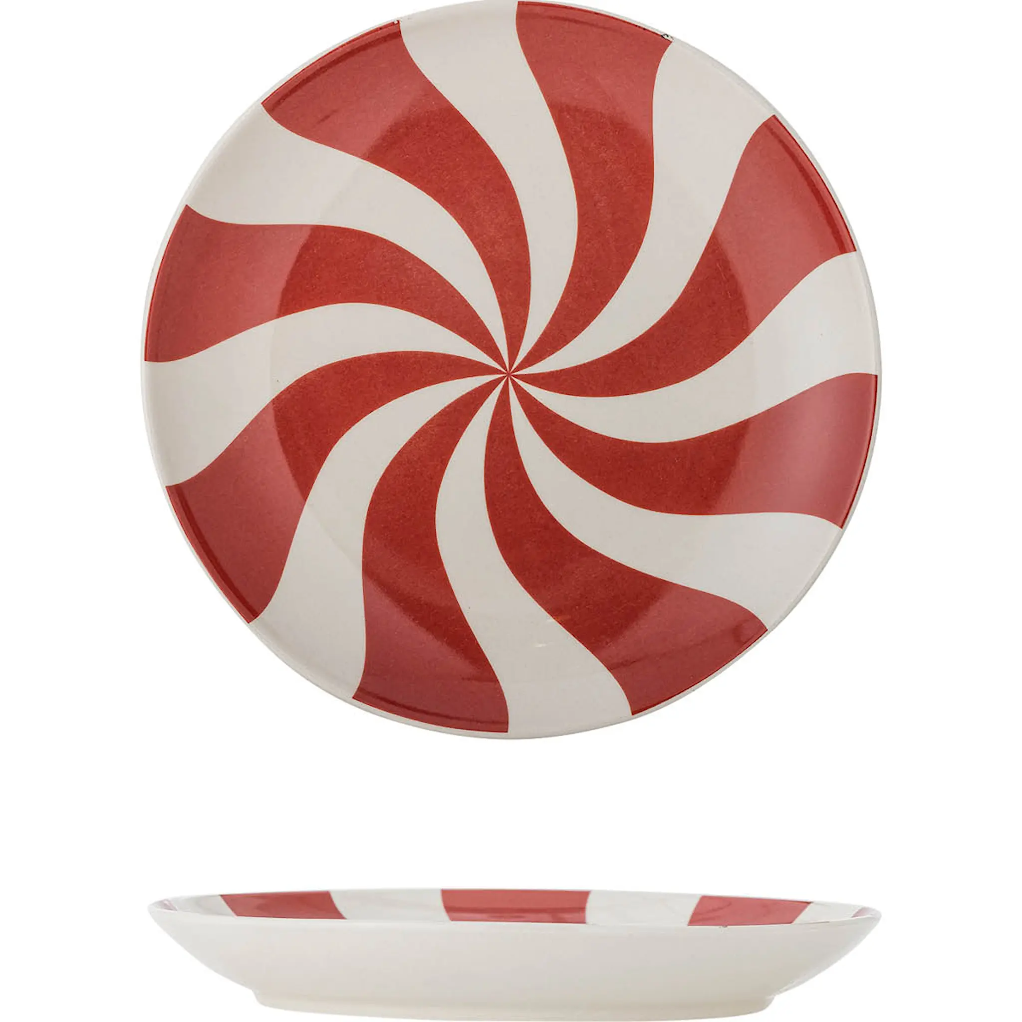 Bloomingville Yule tallrik 23 cm julmotiv godis