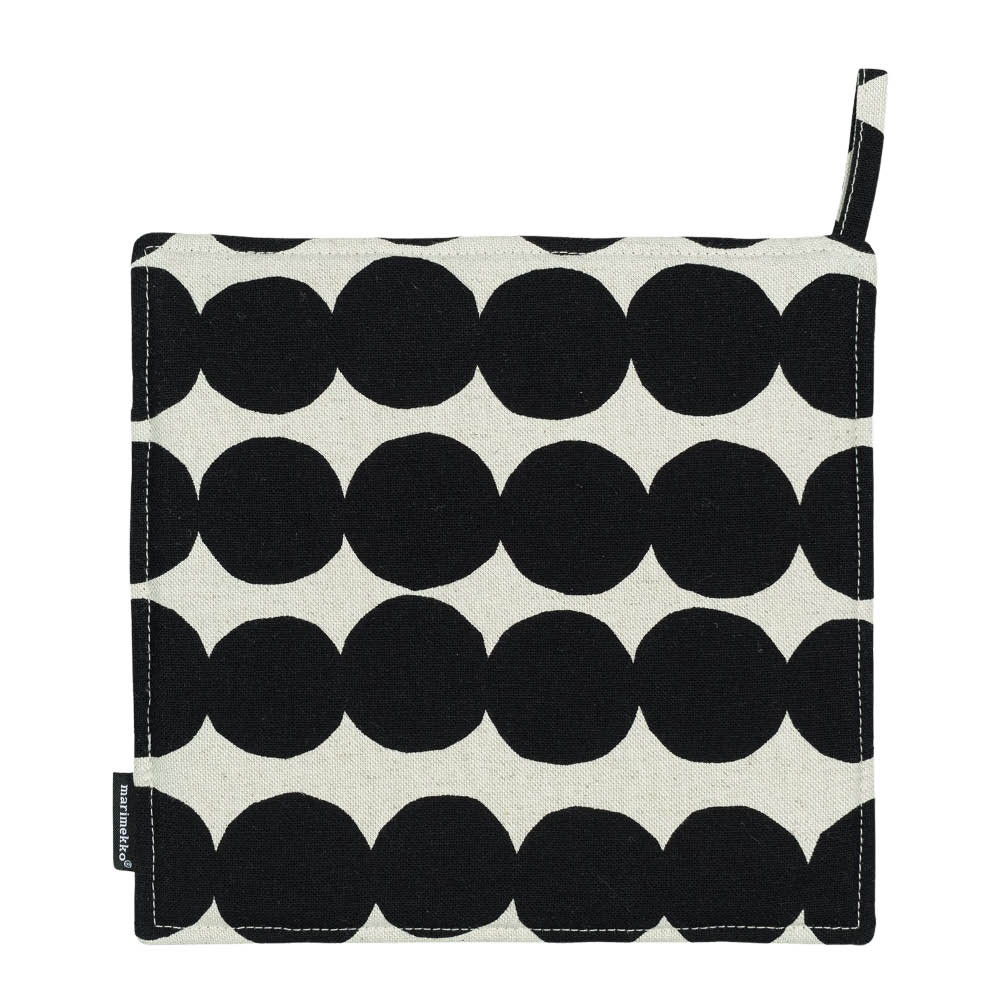 Marimekko - Räsymatto Patalappu 22x22 cm Valkoinen/Musta