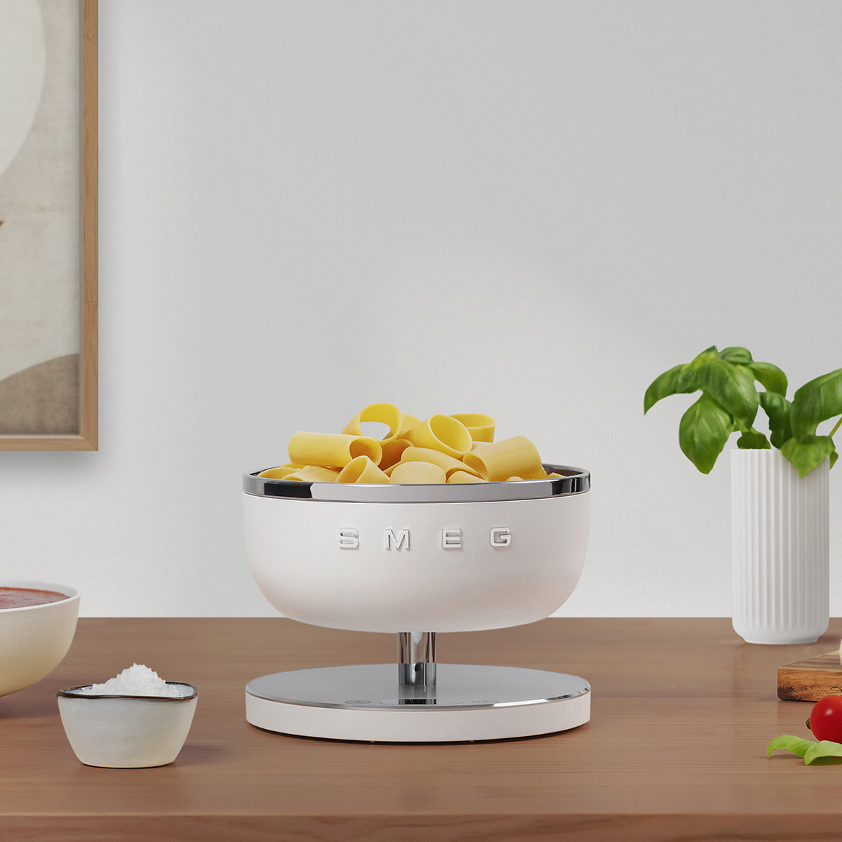 Smeg Collezione kjøkkenvekt KSC01 hvit