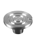 Ikonknopp 55 mm rostfritt stål