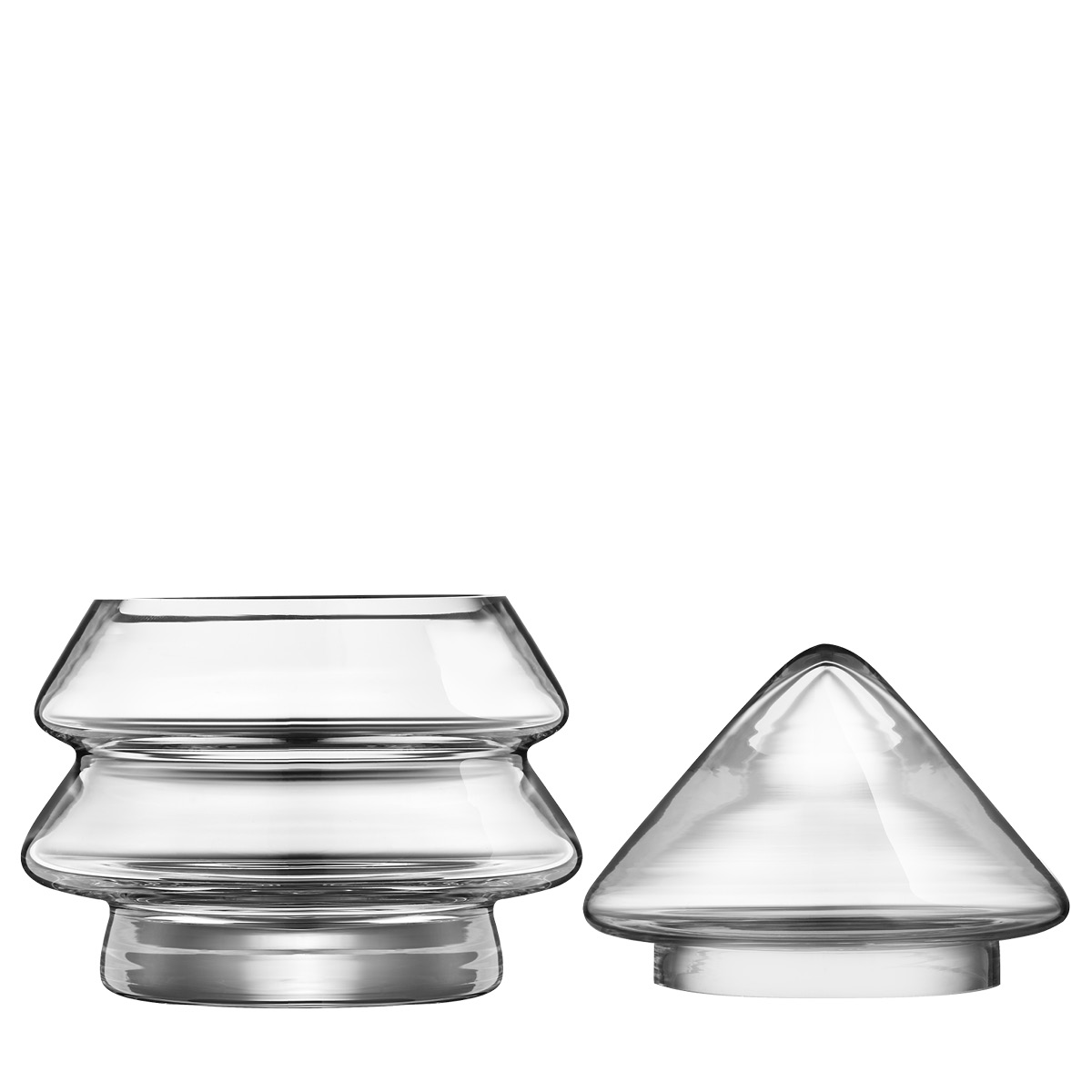 Muurla Glasskrukke 12 cm gran