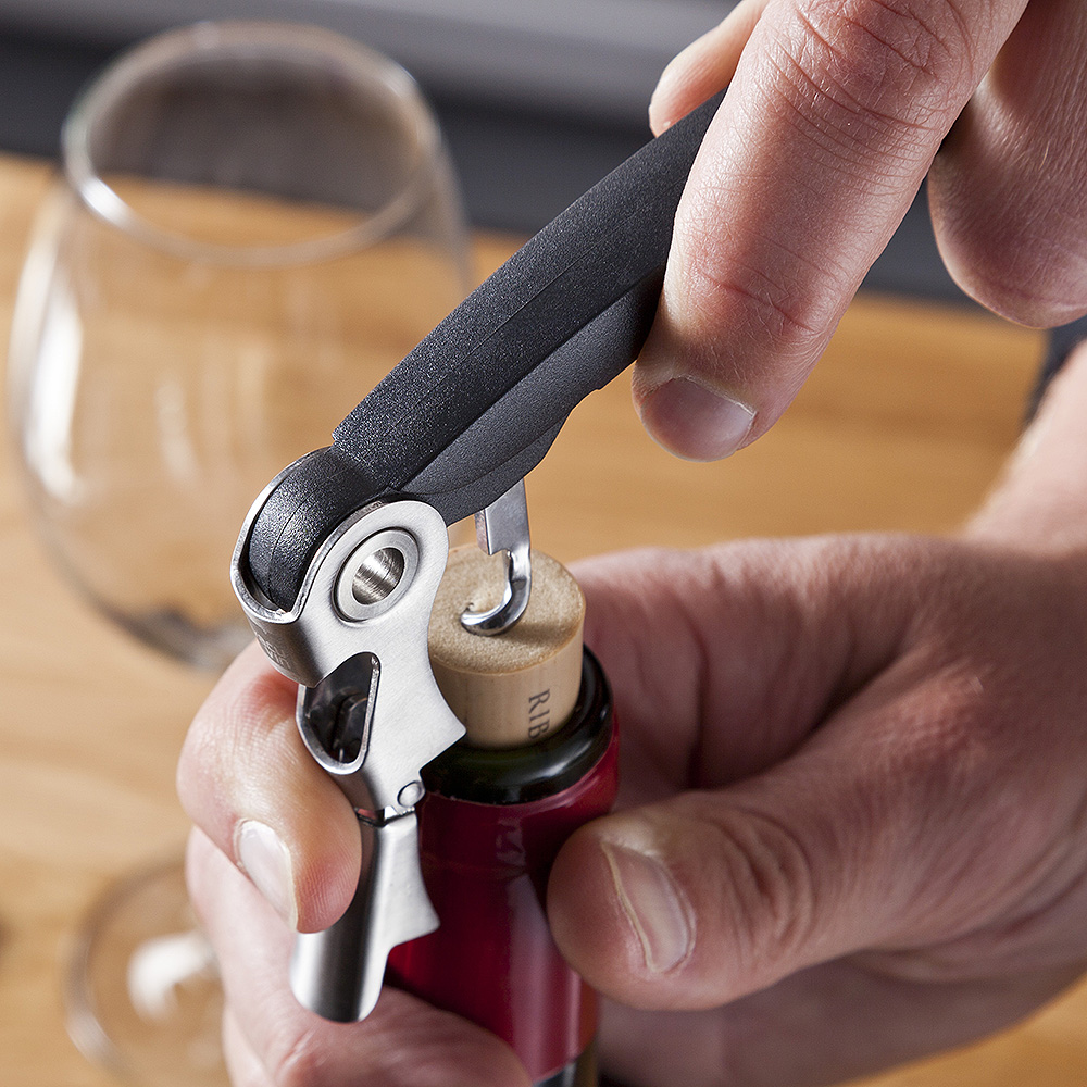 Vacu Vin Vacu Vin Tarjoilijan Korkkiruuvi Musta