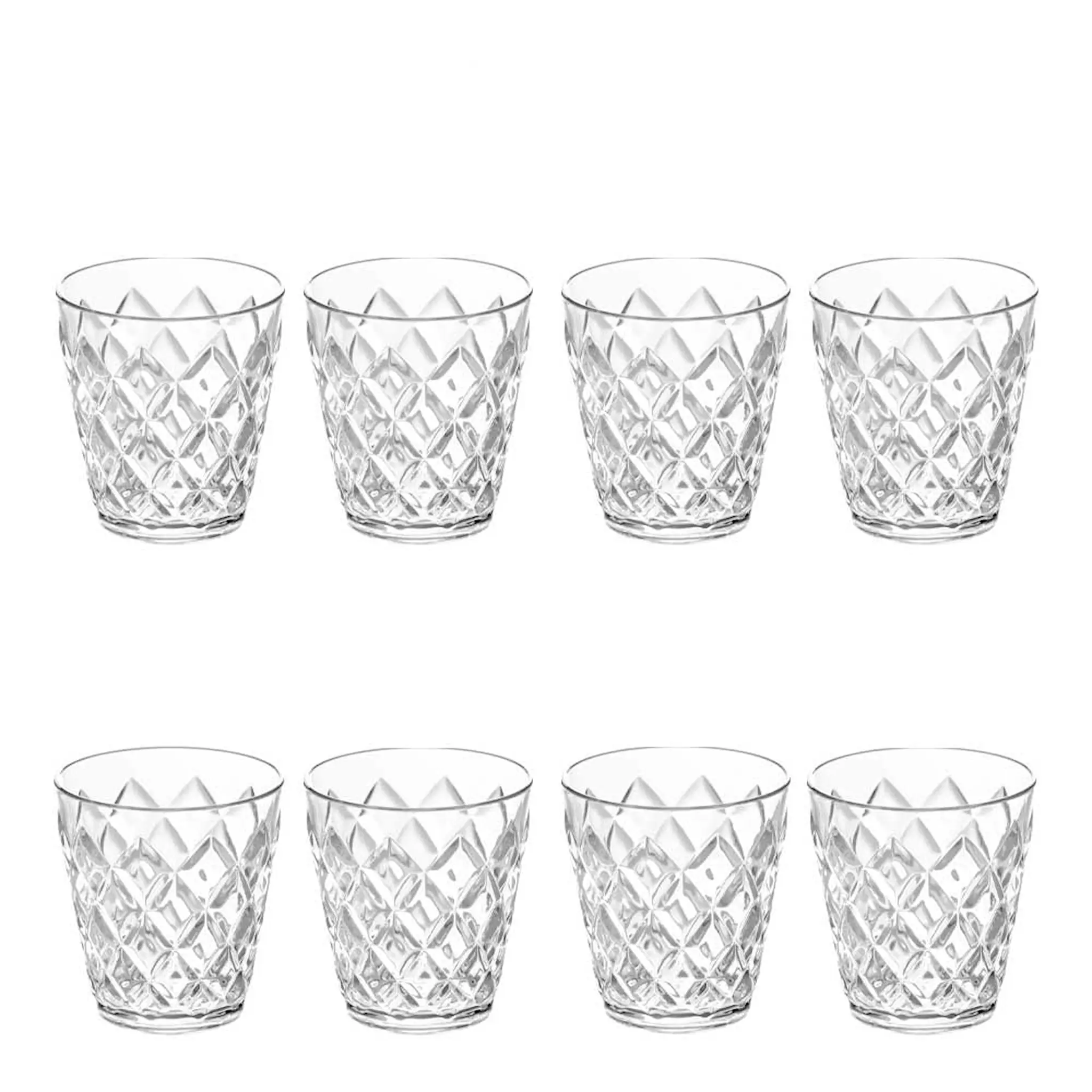 Koziol Crystal Dricksglas 20 cl 8-pack Klar
